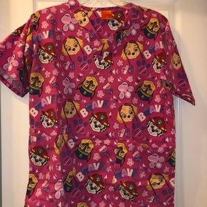 Paw patrol scrub top